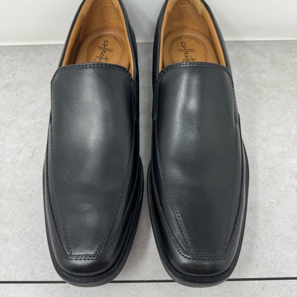 Clarks Black Leather Tilden Free Loafers Slip-Ons Size 9 Men’s Shoes main image 8